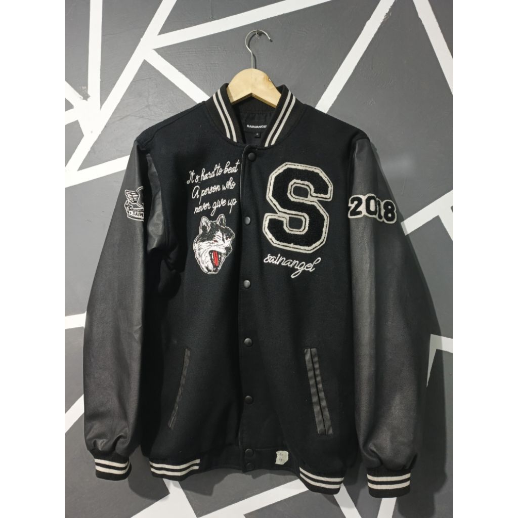 Varsity Jacket Wolf Sainangel