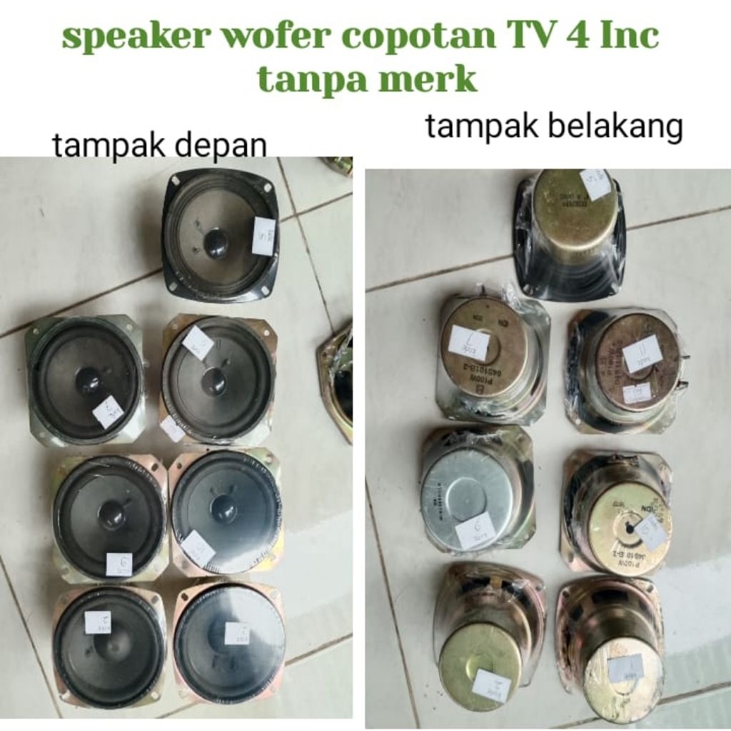 speaker tv bekas normal