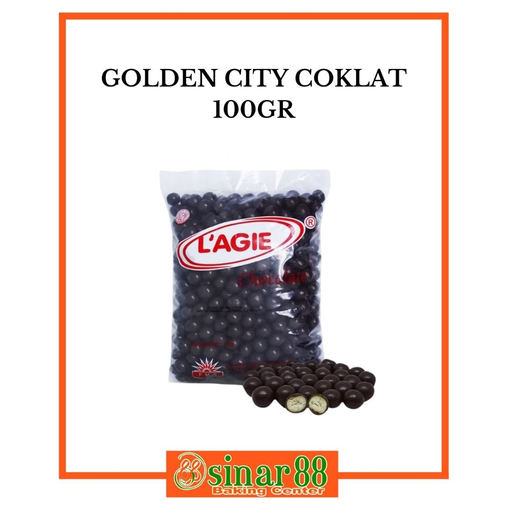 

L'agie Golden City Coklat 100gr