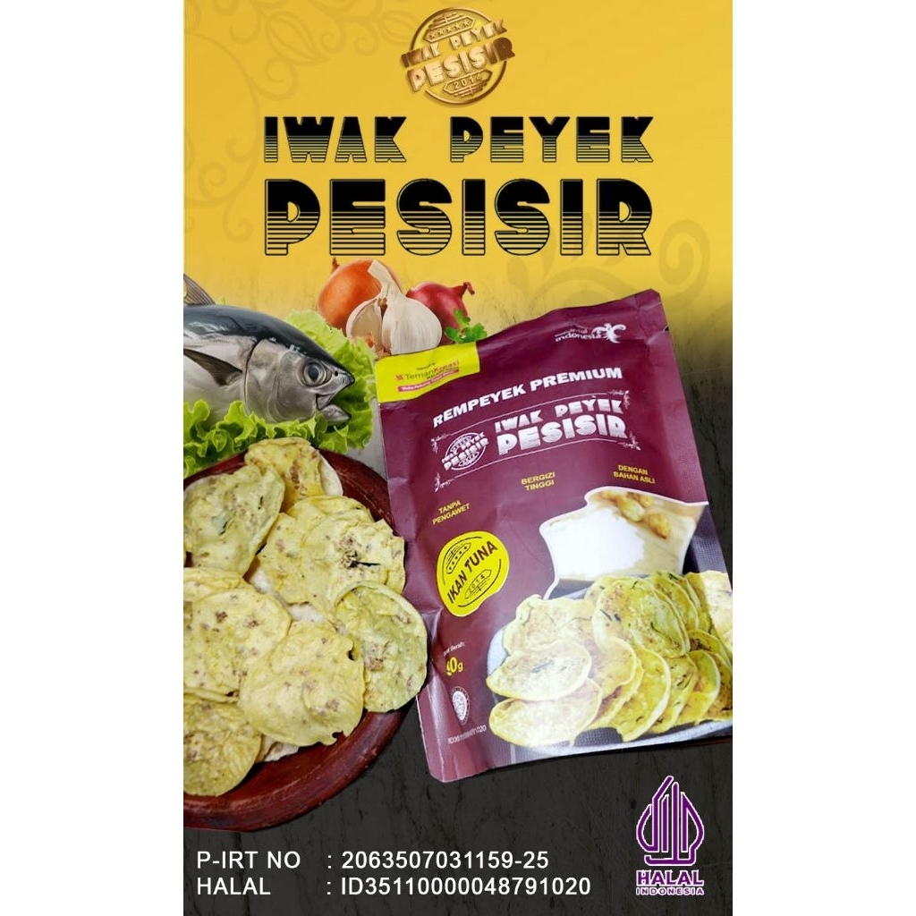 

Peyek Premium Ikan Tuna