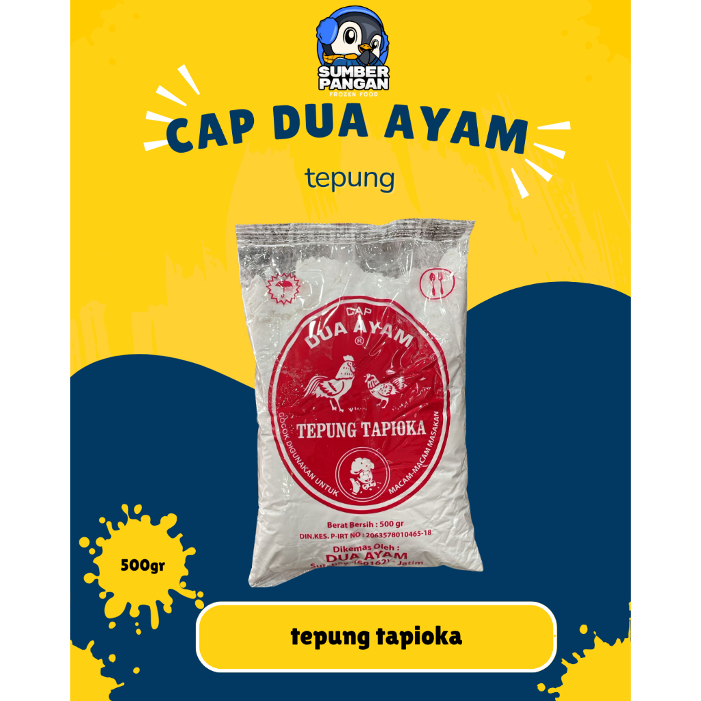 

Cap dua ayam tepung tapioka 500gr