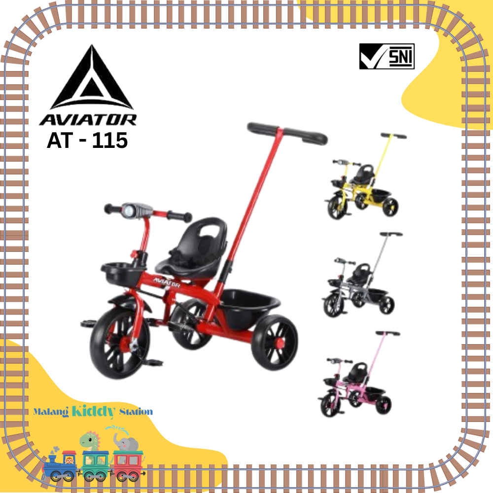 Sepeda Anak 1 Tahun Roda Tiga Tricycle Bike Exotic Aviator AT 115 Music