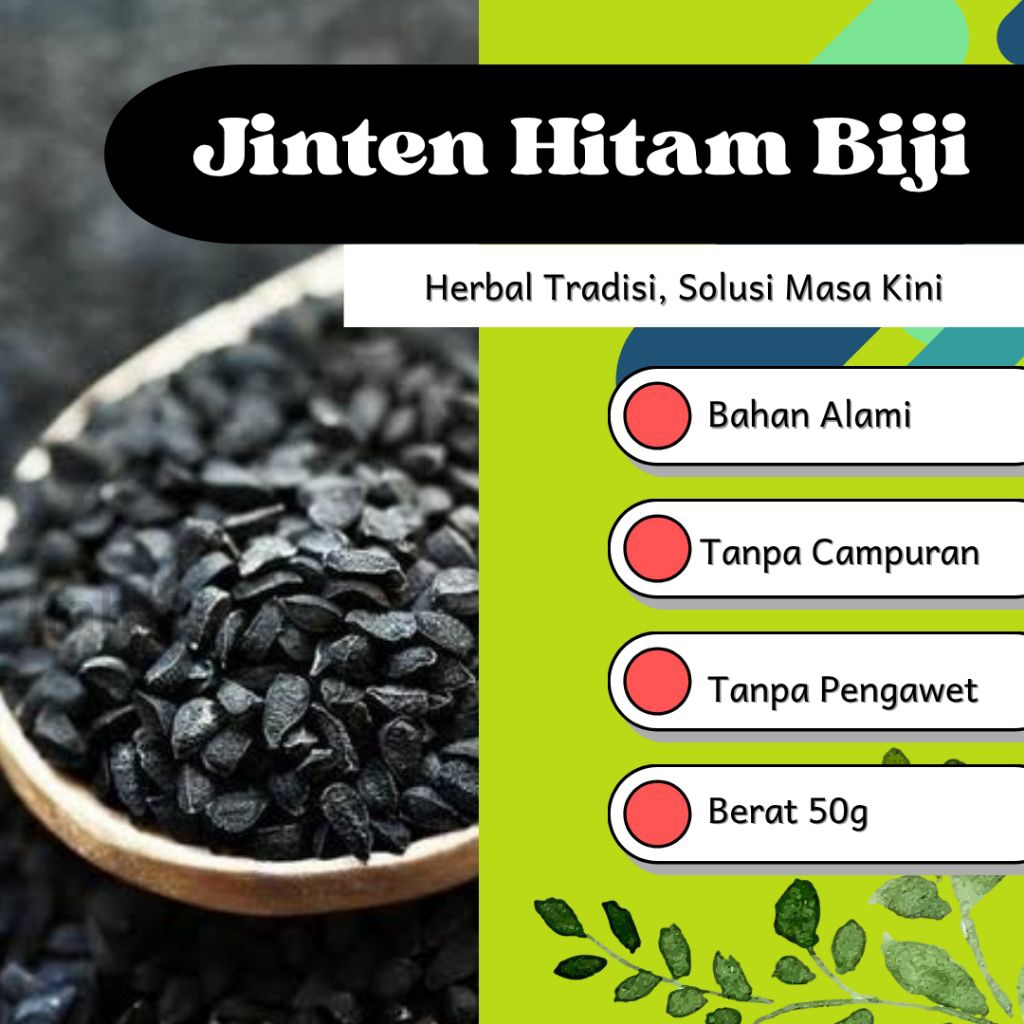 Jamu Herbal Tradisional Produk Jinten Hitam Atau Habbatussauda Asli