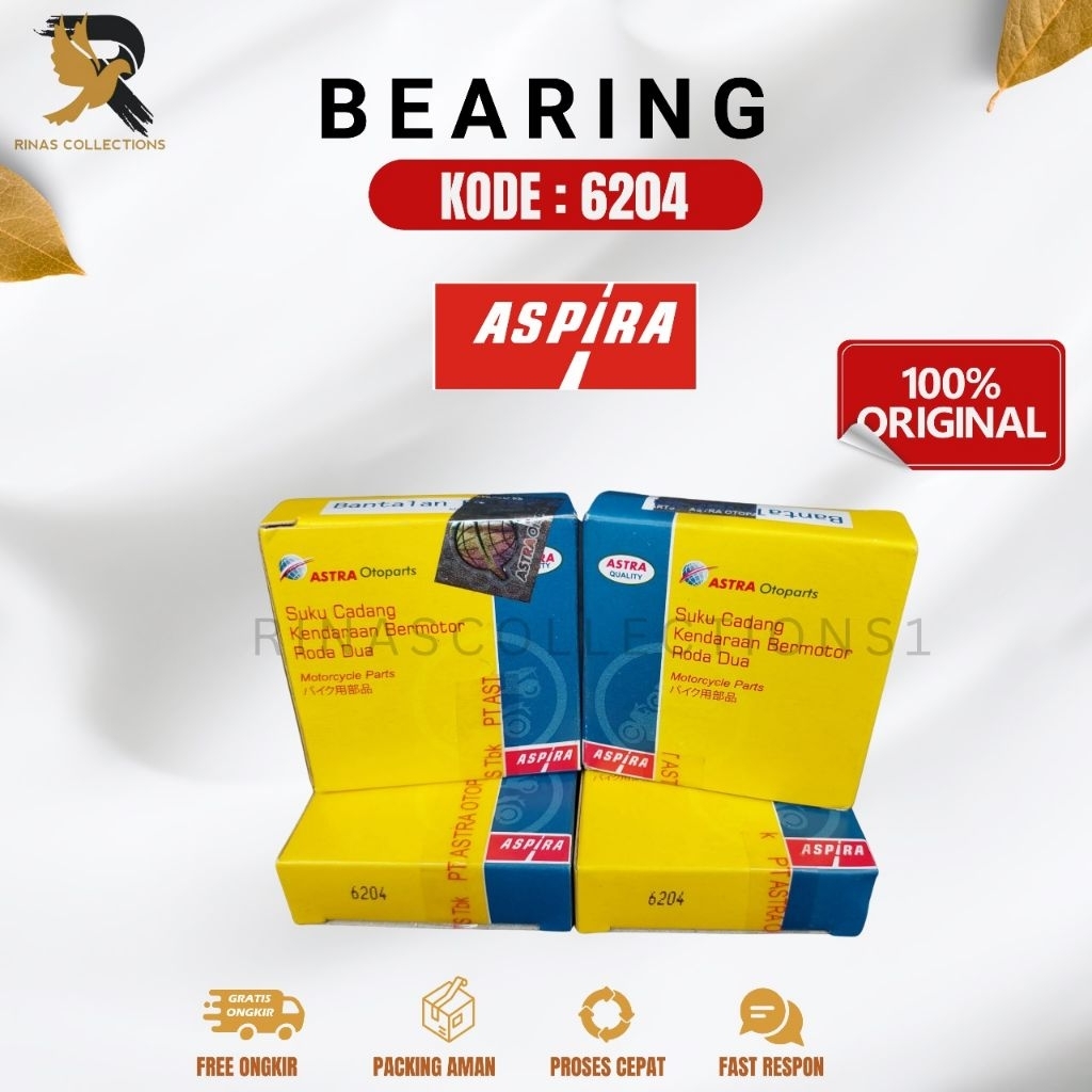BEARING ASPIRA ORIGINALKODE : 6204