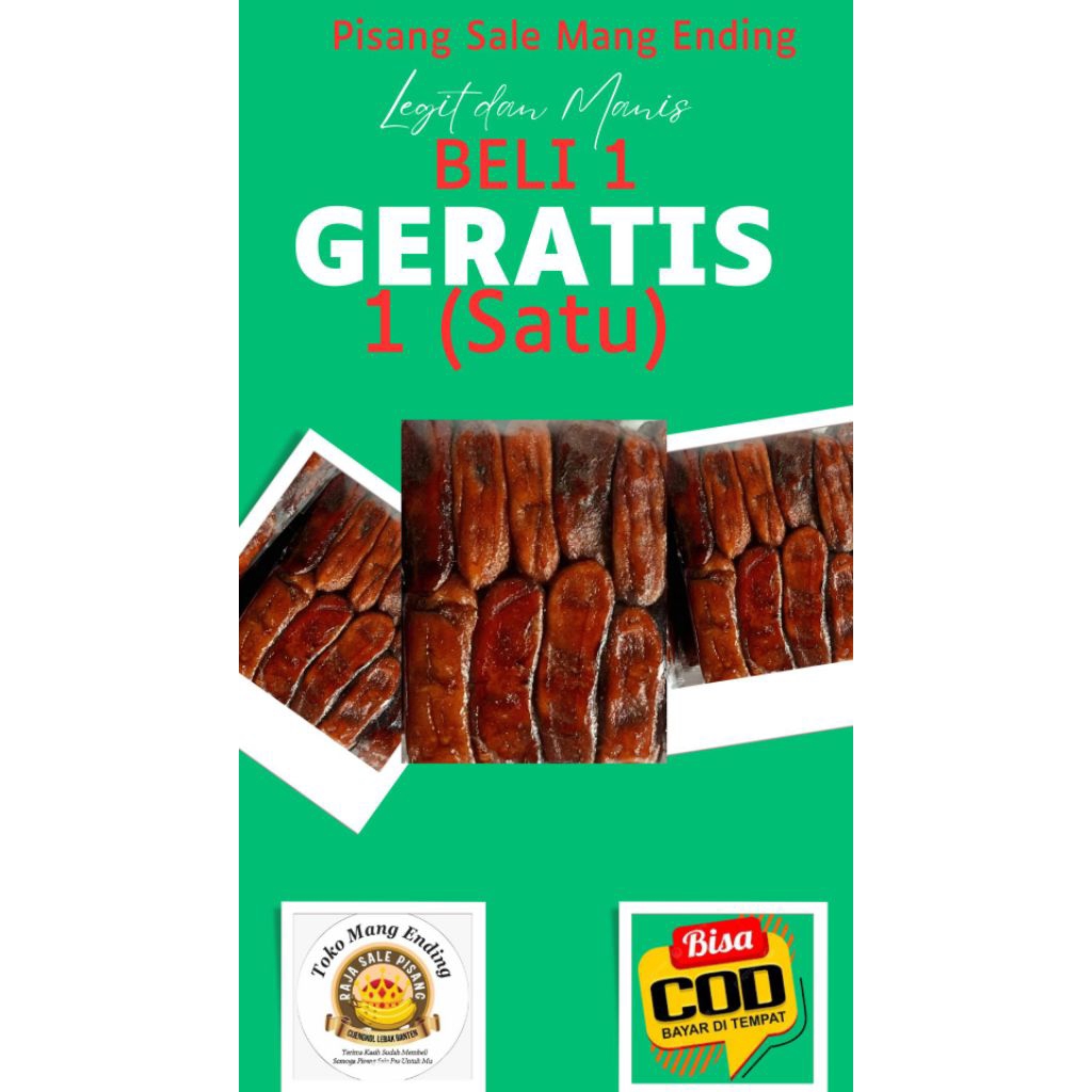 

COD Sale Pisang Basah Camilan jadul Legit manis