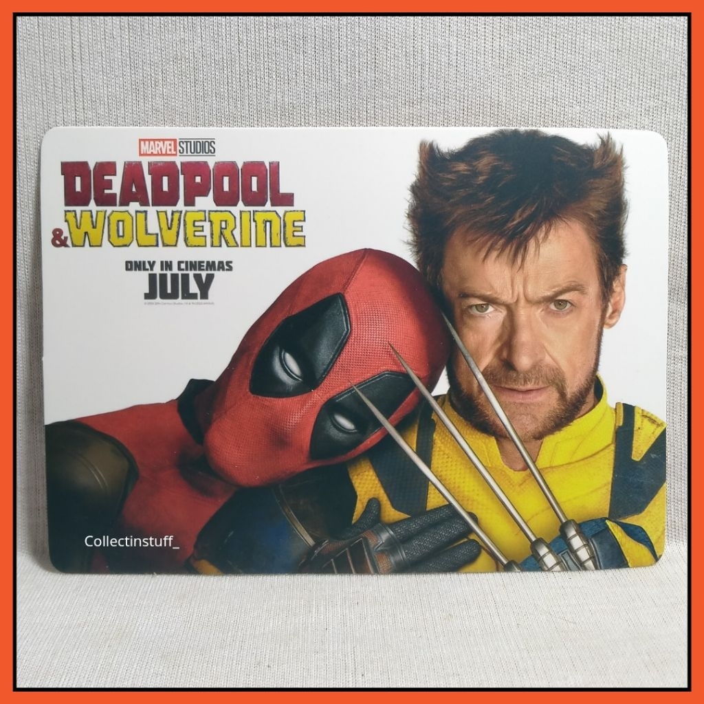 

[READY STOCK] Postcard Marvel Studios Deadpool & Wolverine (Official Merchandise Bioskop Cinepolis)