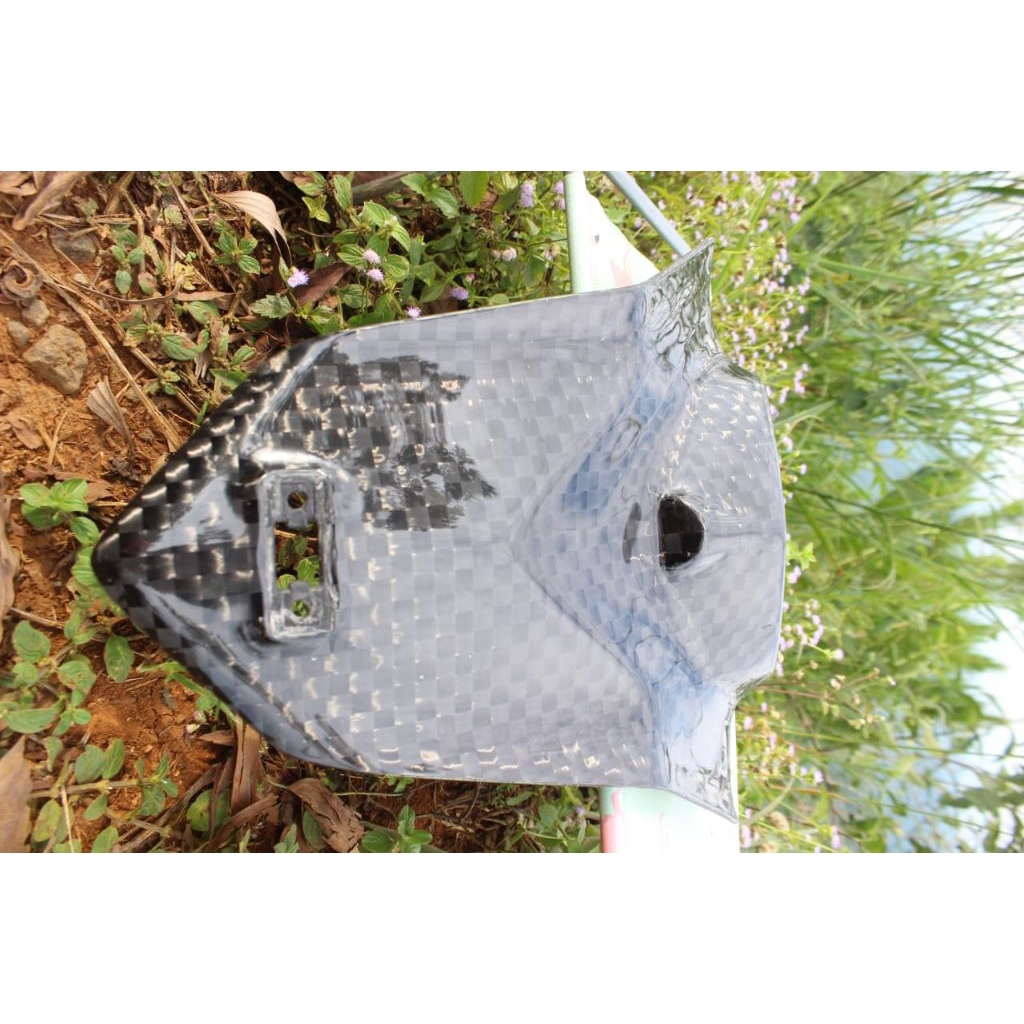 Tameng Depan Aerox Carbon Kevlar | Dasi Depan Yamaha Aerox 155 Custom Racing Plug & play