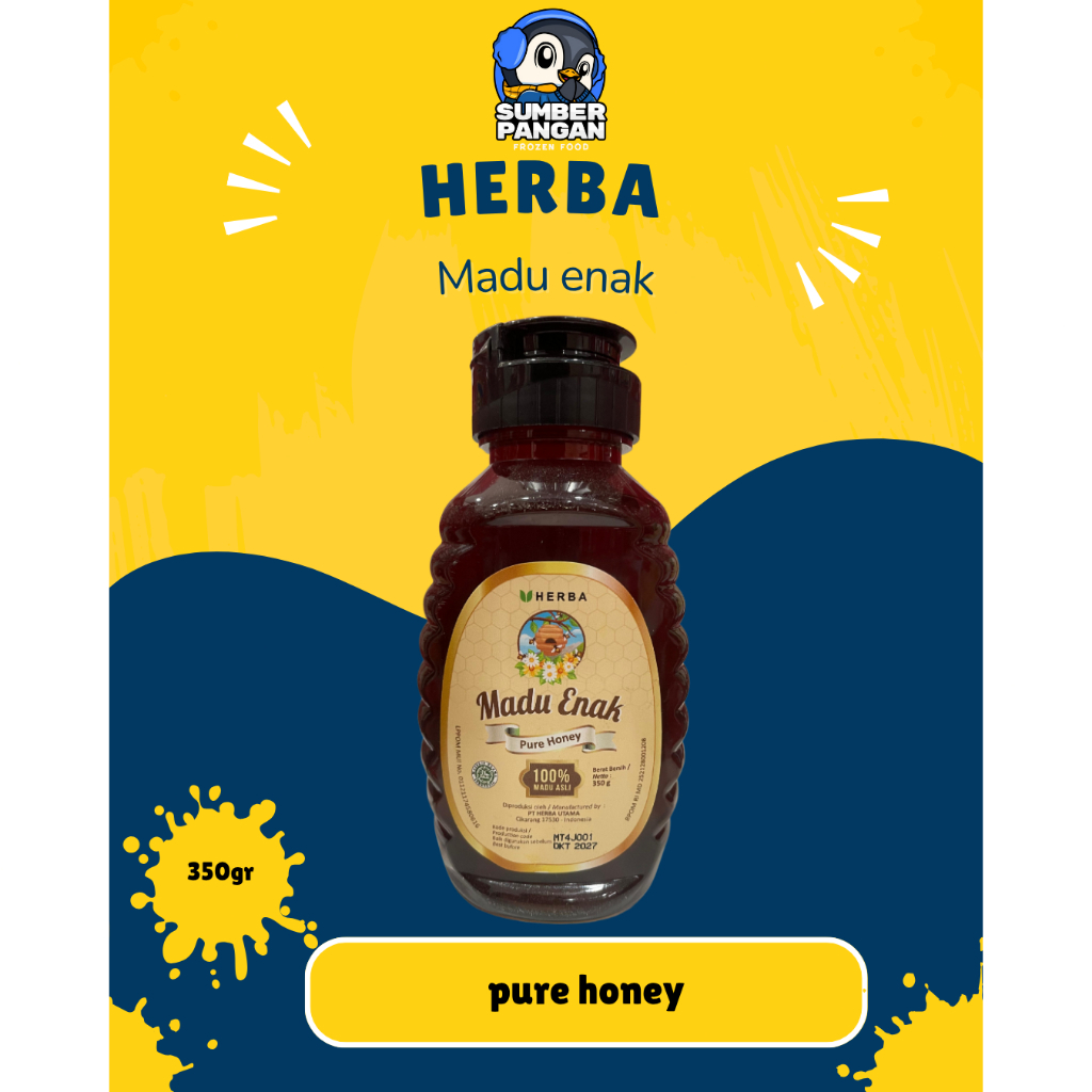 

Herba Madu Enak pure Honey 350gr&150gr