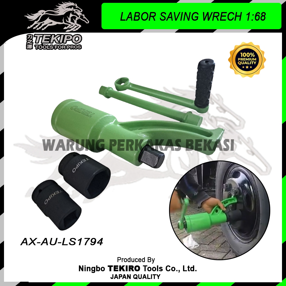 Kunci Torsi Roda Truk Tekipo Japan Labor Saving Wrench 1 : 68 Kunci Lepas Baut Roda Mobil Truck Muat