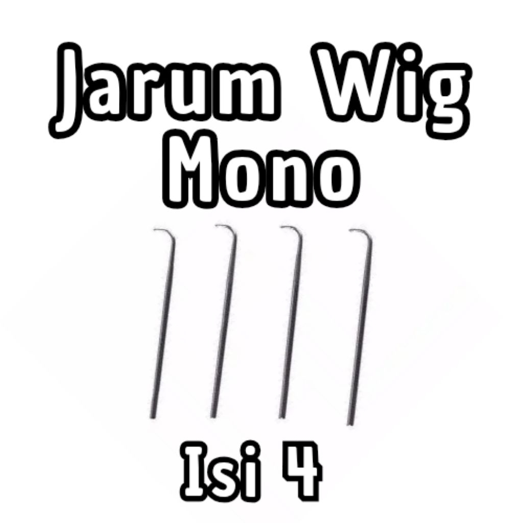 jarum netting wig | jarum wig mono isi 4