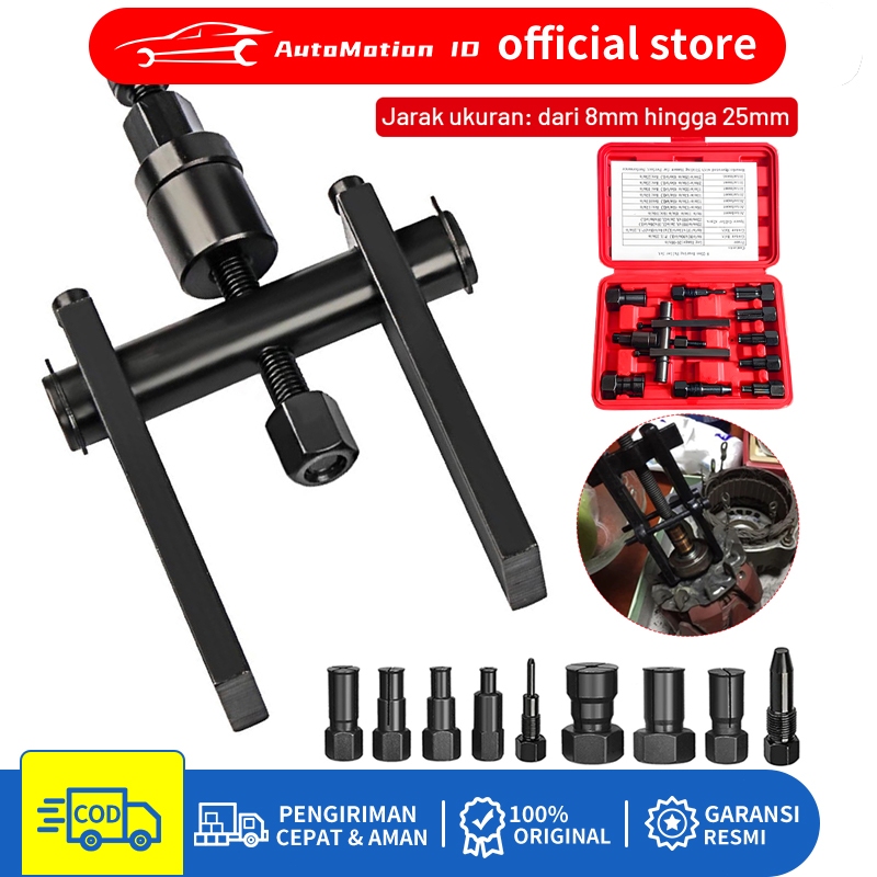 10pcs Bearing Puller Set Treker Pencabut Bearing Set Treker Cabut Bearing Dalam Treker TMN Untuk Mot