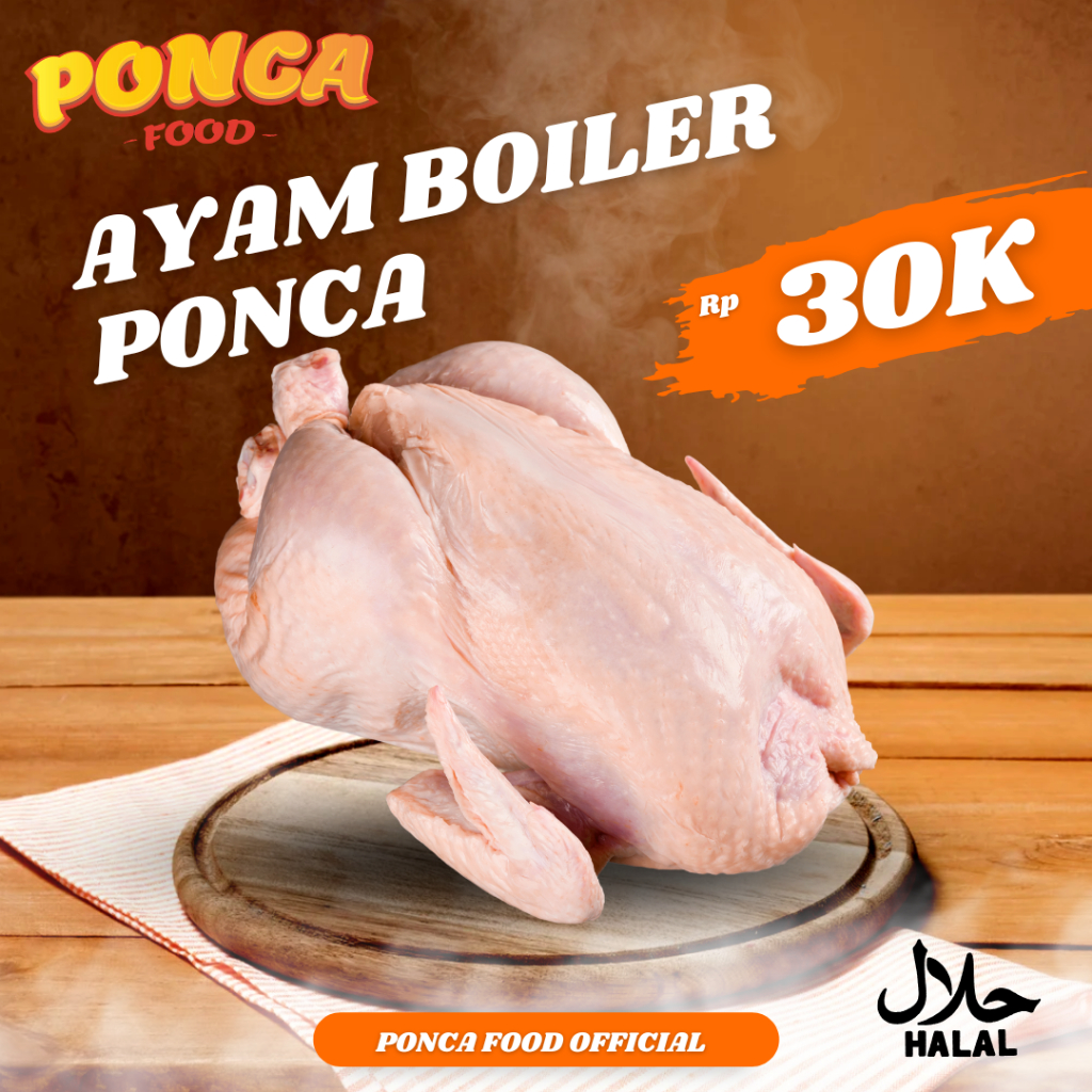 

Ayam Boiler Beku 1 Ekor - Ayam Potong Segar Frozen Halal 1kg-an