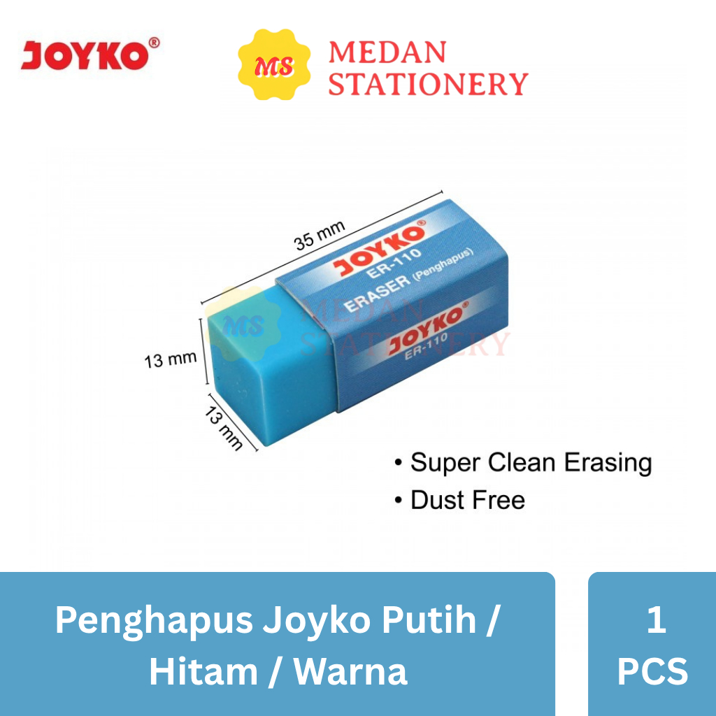 

Penghapus Joyko Warna Per Pcs Stip Pensil Joyko