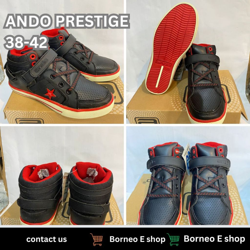 [BISA COD] Sepatu Fans Sneakers DEWASA Sekolah Perekat Perempuan/LAKI LAKI / Sepatu Velcro ANDO PRES