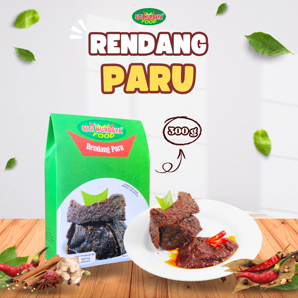 

Rendang Paru Siti Nurbaya Food 300 Gram