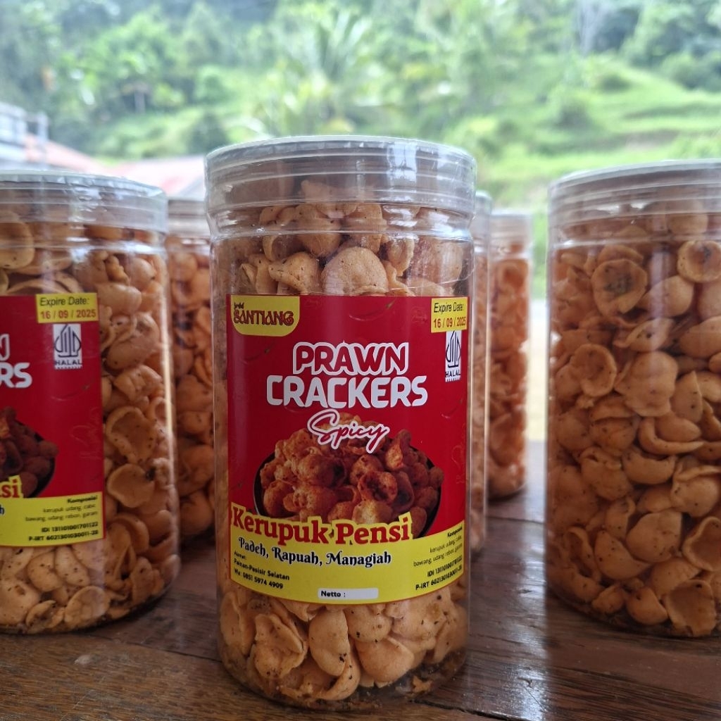 

Cemilan Kerupuk Pensi (200 Gram)