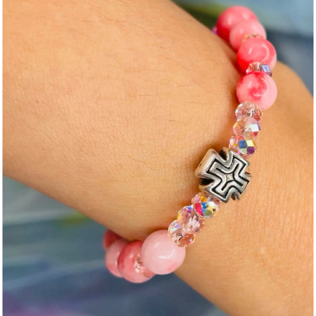 Gelang Rosario Batu Giok - Premium