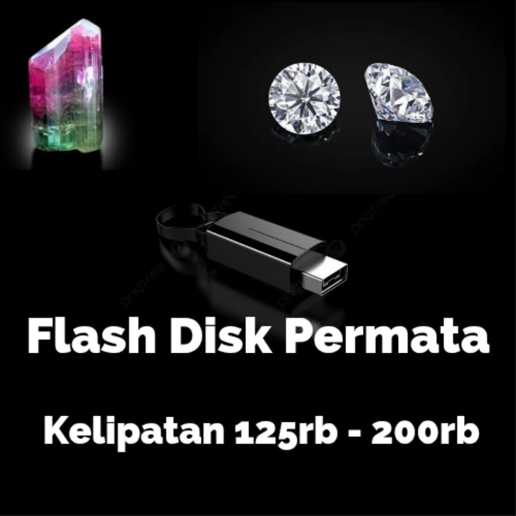 Flashdisk Permata Kelipatan 25rb (125/200) GB