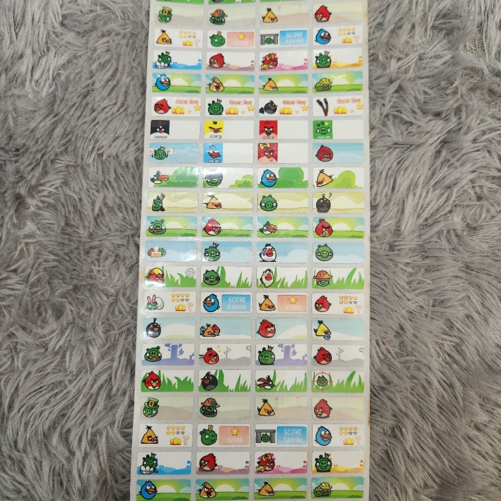 

STIKER NAMA WATERPROOF SIZE S/STIKER NAMA MOTIF/ ANGRY BIRD STIKER NAMA KARAKTER/STIKER NAMA TERBARU