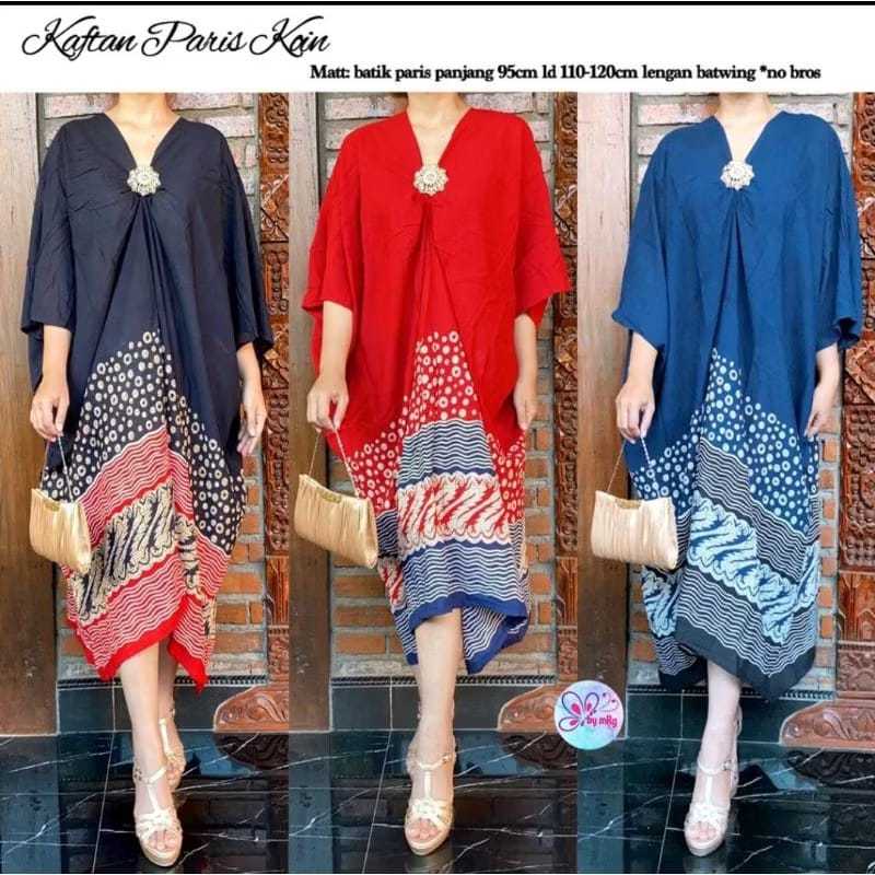 Kaftan Kerut LAPIS Terbaru / Dress batik solo modern / baju kondangan wanita modern / KAFTAN JUMBO B