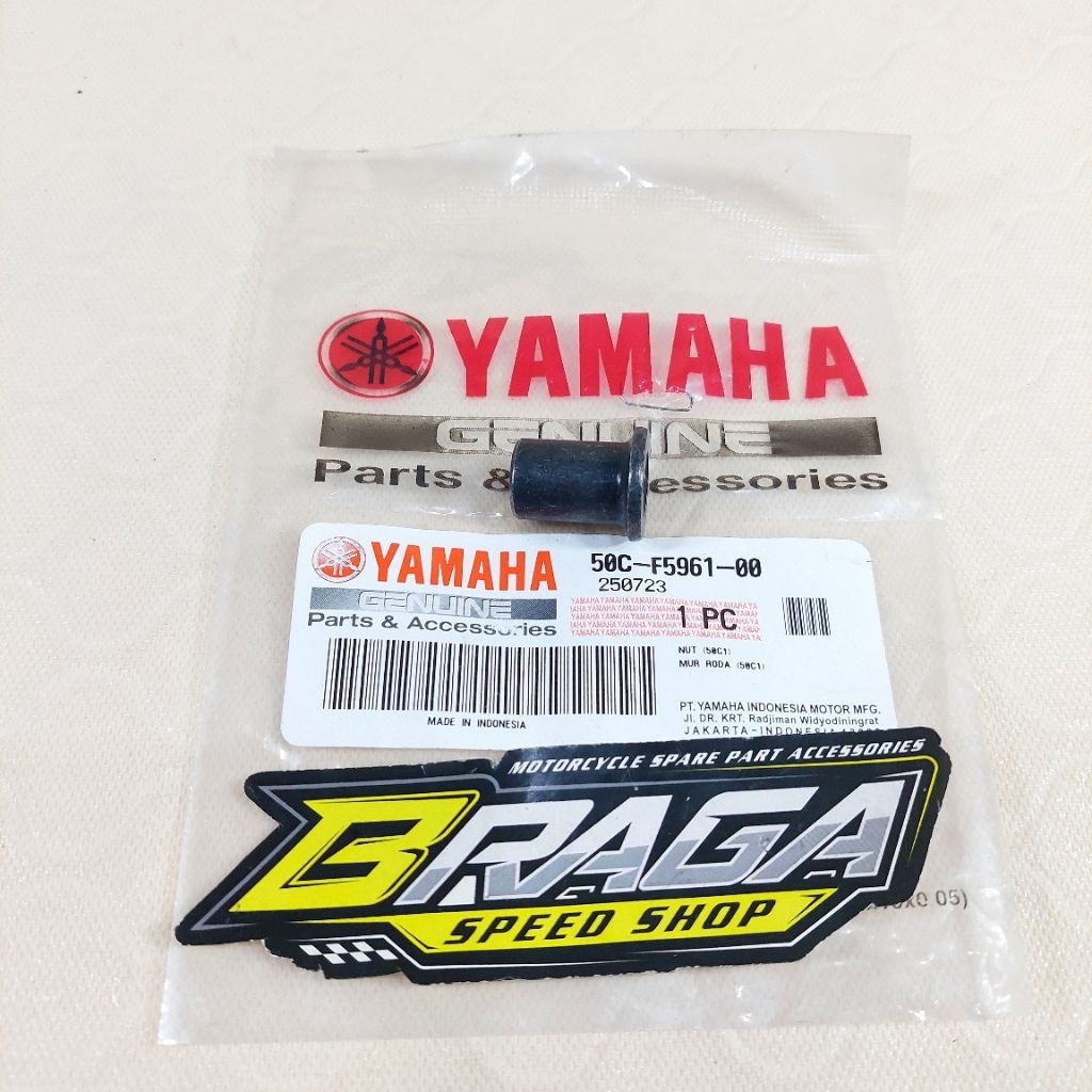 NUT MUR PEN KALIPER KAMPAS REM BELAKANG VIXION NEW BK8 NVL NVA R15 LAMA V2 XABRE ORIGINAL YGP ASLI O