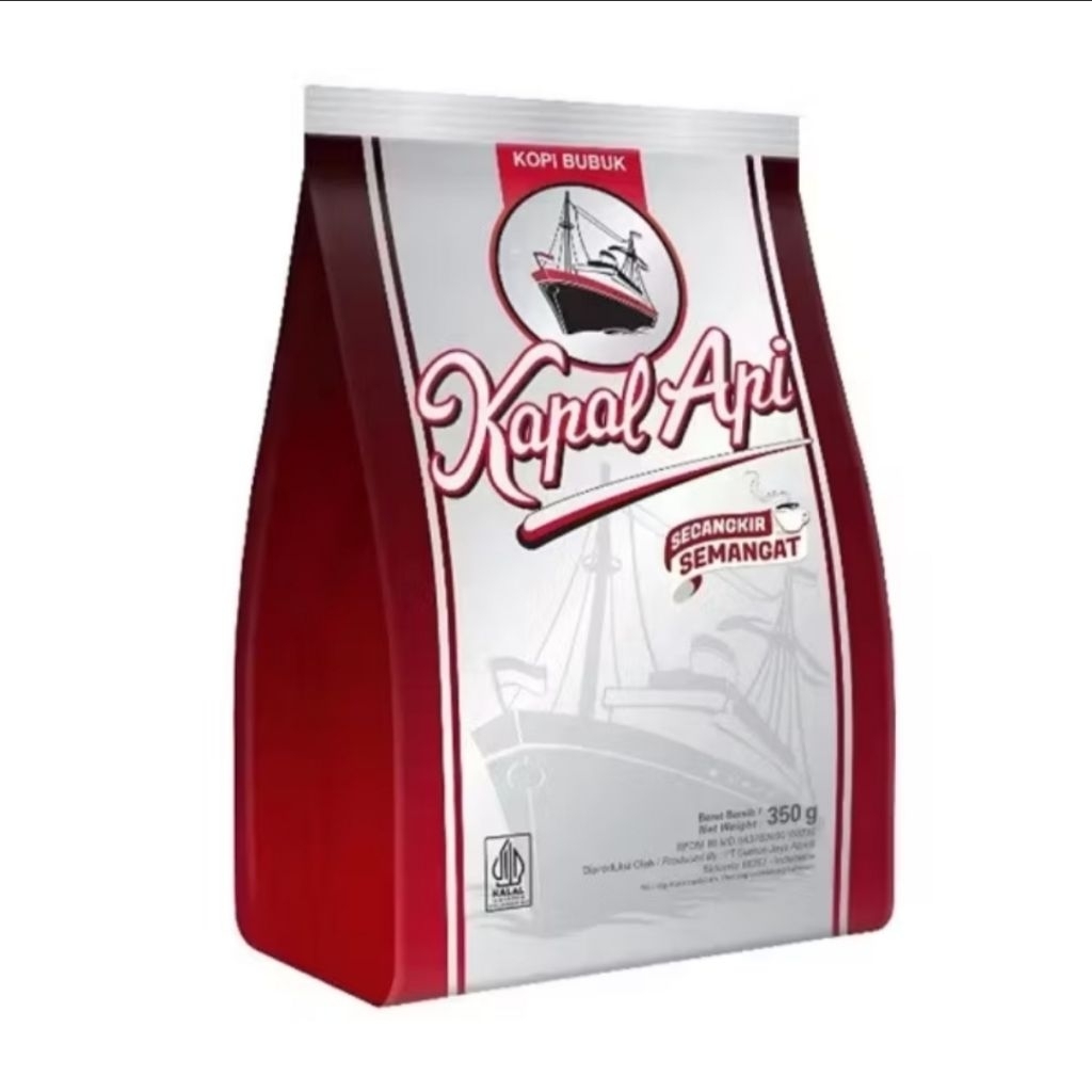 

[1pcs] Kopi Bubuk Kapal Api Perak 350gr