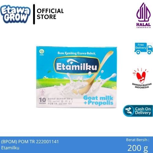 

Susu Kambing Etawa Bubuk Etamilku Plus Propolis Asli Original
