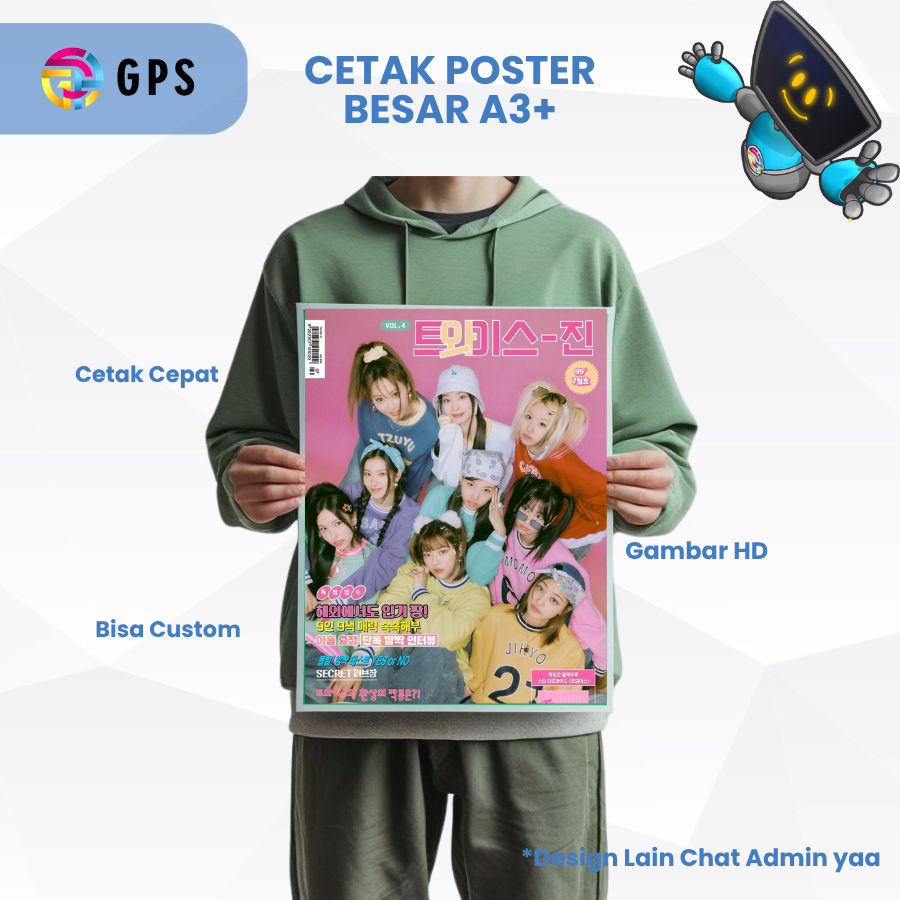

GVIBES - CUSTOM CETAK CETAK POSTER CUSTOM UKURAN A3+ DAN A4+ HD - CUSTOM POSTER ANIME, CUSTOM POSTER KPOP