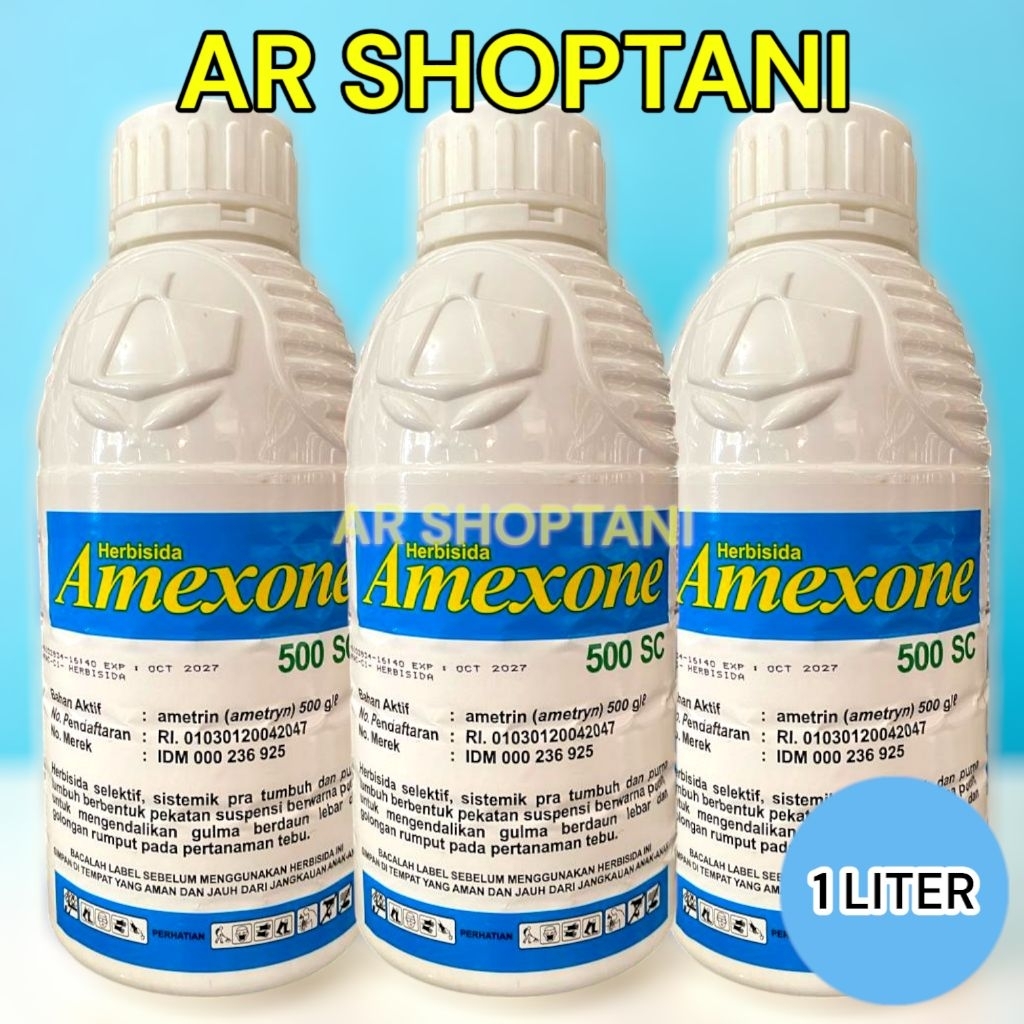 AMEXONE 500SC - 1 Liter formula pra tumbuh pengendali gulma daun sempit & lebar 1L