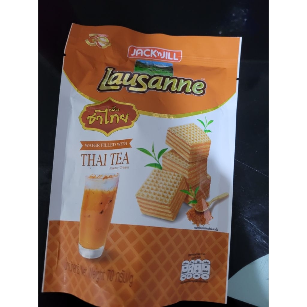 

Jack n Jill Laisanne Wafer Filled With Thai Tea Thailand