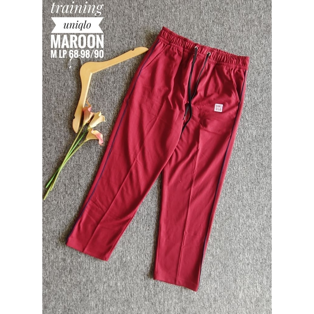 Training Uniqlo dan Nevada Celana Olahraga Celana Pria Wanita Ori