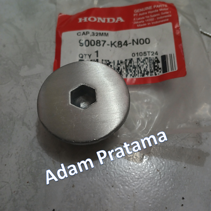 Tutup Blok Magnet Verza Megapro New CRF 150 L CB150-Verza 90087-K84-N00 Tutup Top Verza