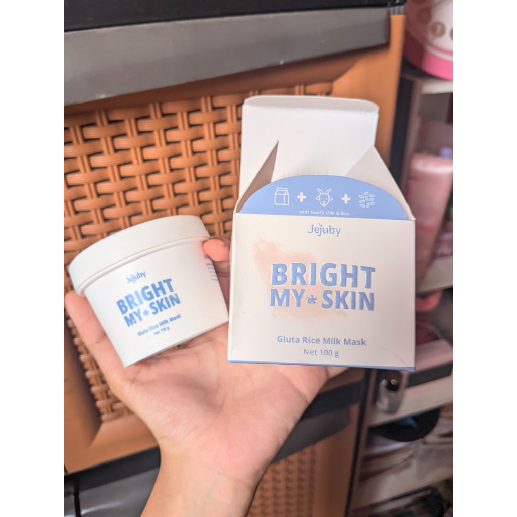 jejuby gluta rice milk mask body mask