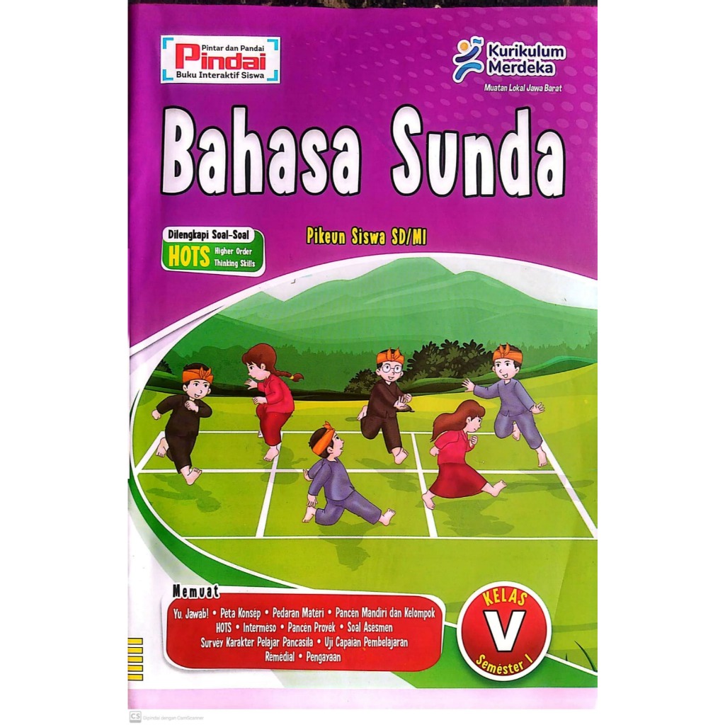 Buku LKS Bahasa Sunda Kurikulum Merdeka Kelas 5 SD/MI Semester 1
