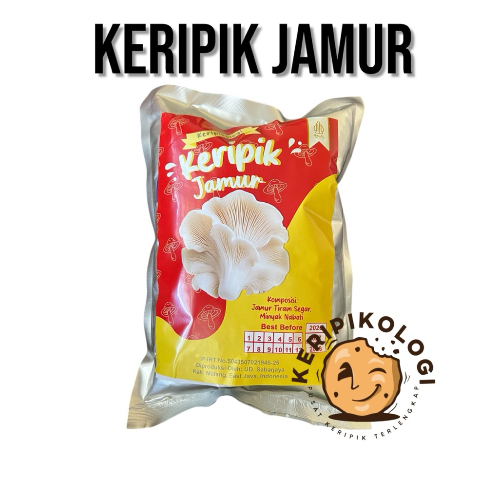 

KERIPIK JAMUR ASLI PREMIUM ISI 100gr GROSIR