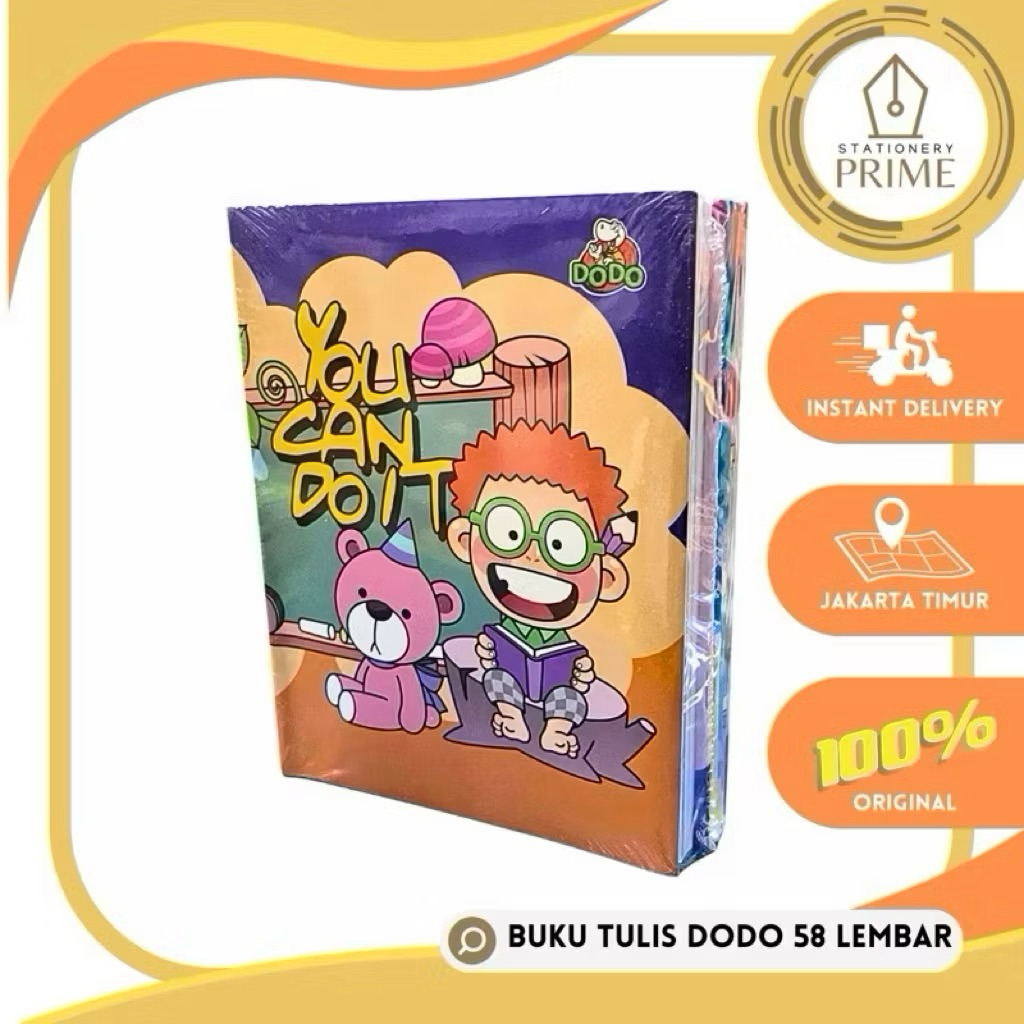

Buku Tulis Dodo 58 lembar - 1 pack isi 10 buku