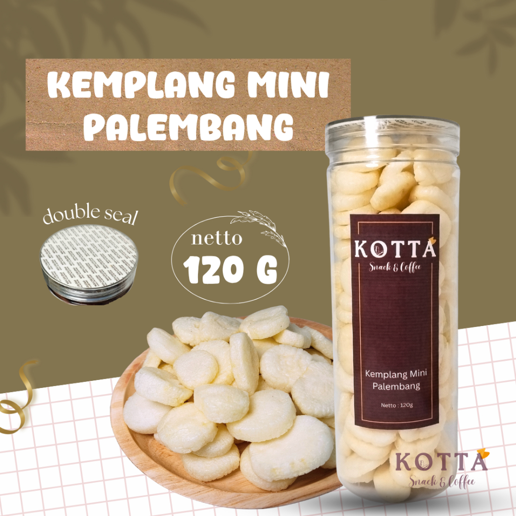 

Kemplang Mini Palembang 120 gram | Kemasan Jar / Toples