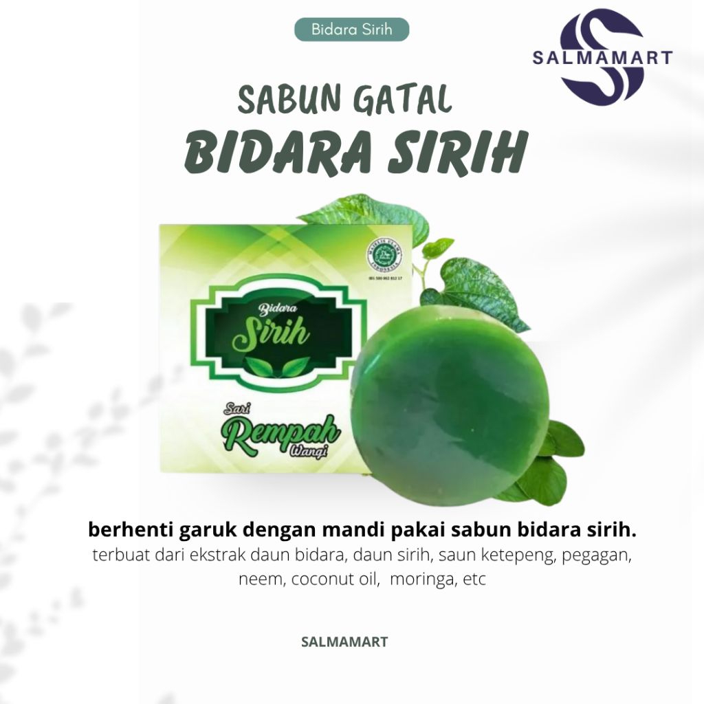 Sabun Gatal Bidara Sirih - ampuh atasi eksim scabies psoriasis