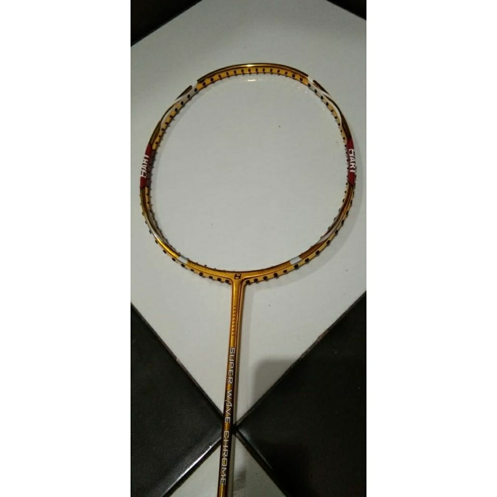raket hart chrome gold 3u original new raket badminton bulutangkis