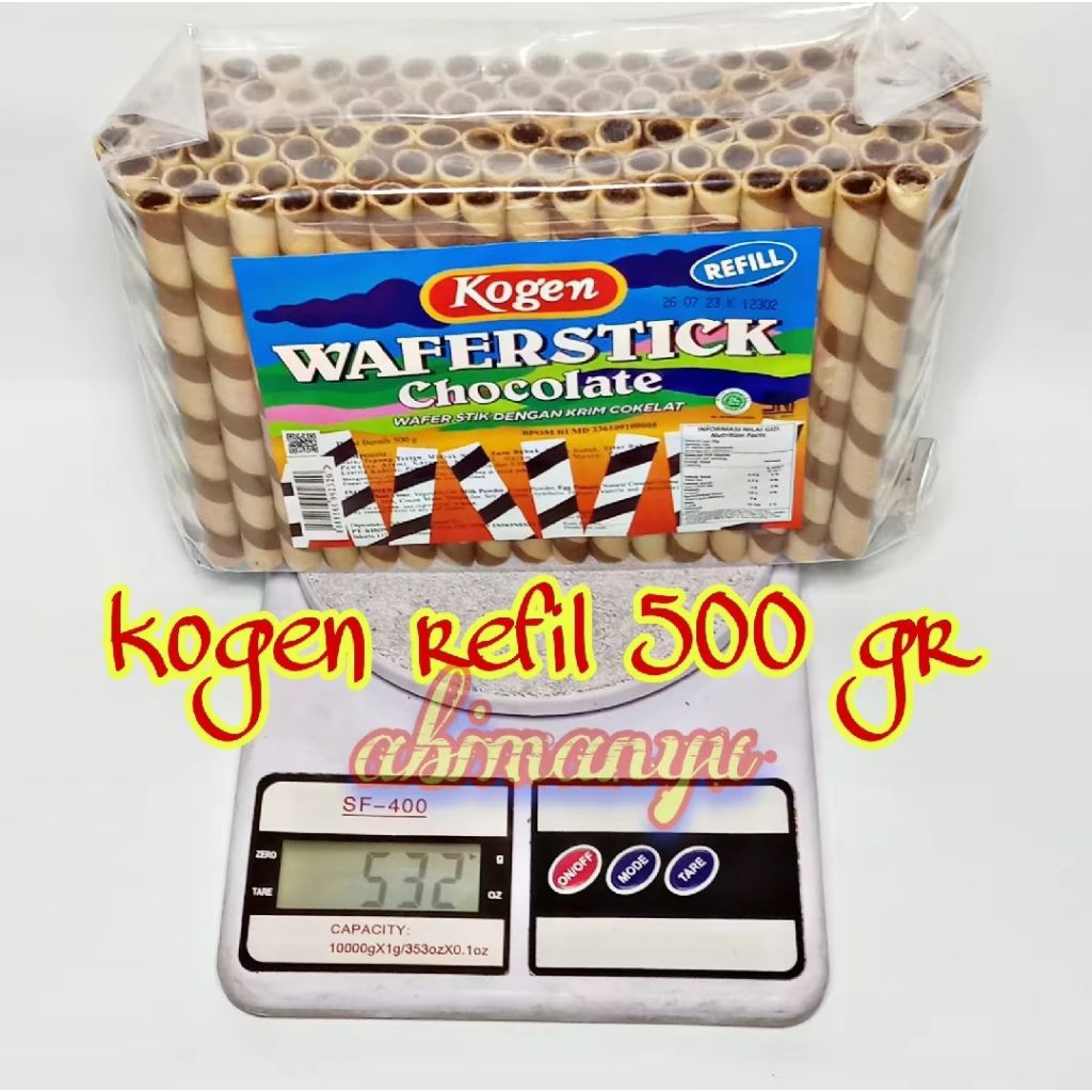 

Waferstick (Astor) Kogen Refill/ Astor Kogen Isi Ulang 500gram/ Wafer Stick Cokelat / Snack Gurih / Renyah / Cemilan Murah Meriah / Cemilan Nikmat / Snack Wafer / Snack Astor / Stick Cokelat / Stick Isi Cokelat / Cemilan Kriuk / Snack Viral