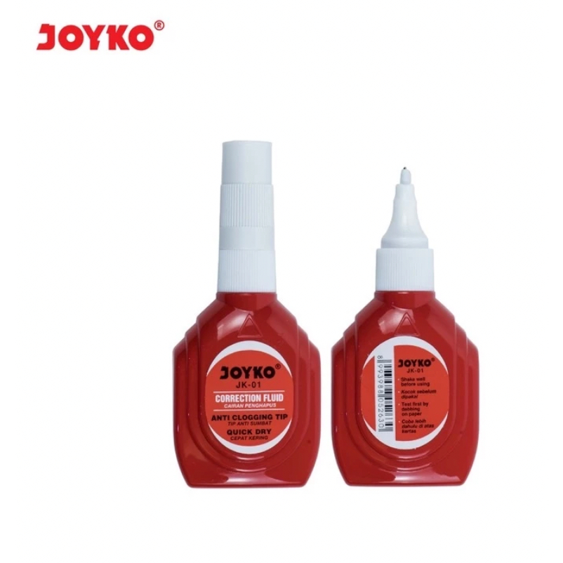 

Tipex Cair JOYKO Correction Fluid JK-01 | Tip-Ex Cairan Koreksi Penghapus Cair JK01 JK 01
