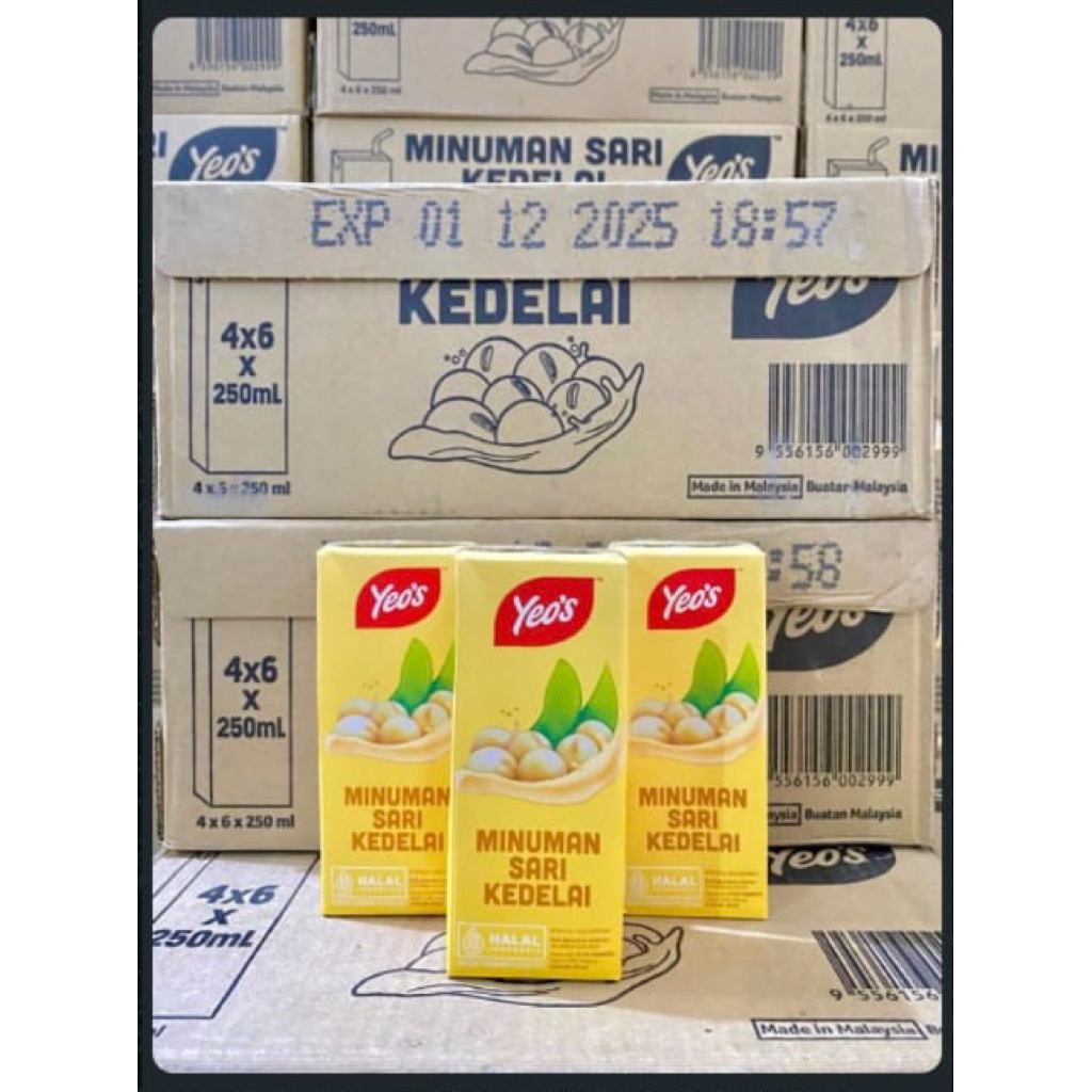 

MINUMAN SARI KEDELAI YEOS 250 ML PERKARTON ISI 24