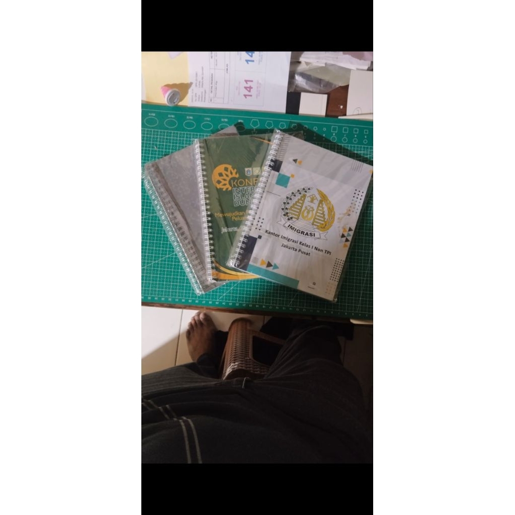 

Notebook A4 Custom Garis+logo