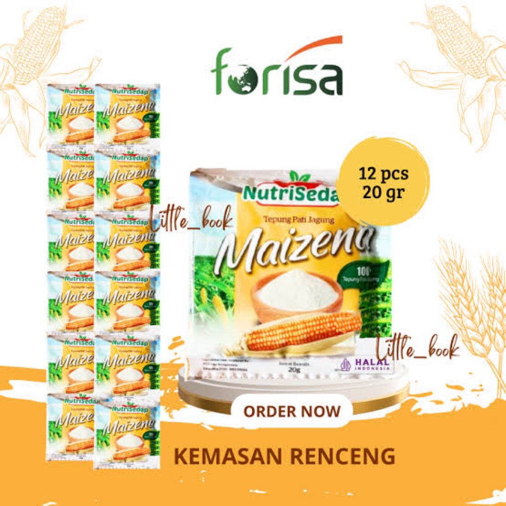 

[RENCENGAN] NUTRISEDAP Tepung Maizena Isi 12 Pcs
