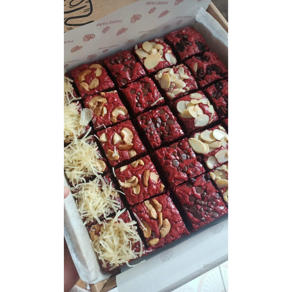

Skatbrownies RedVelvet Large