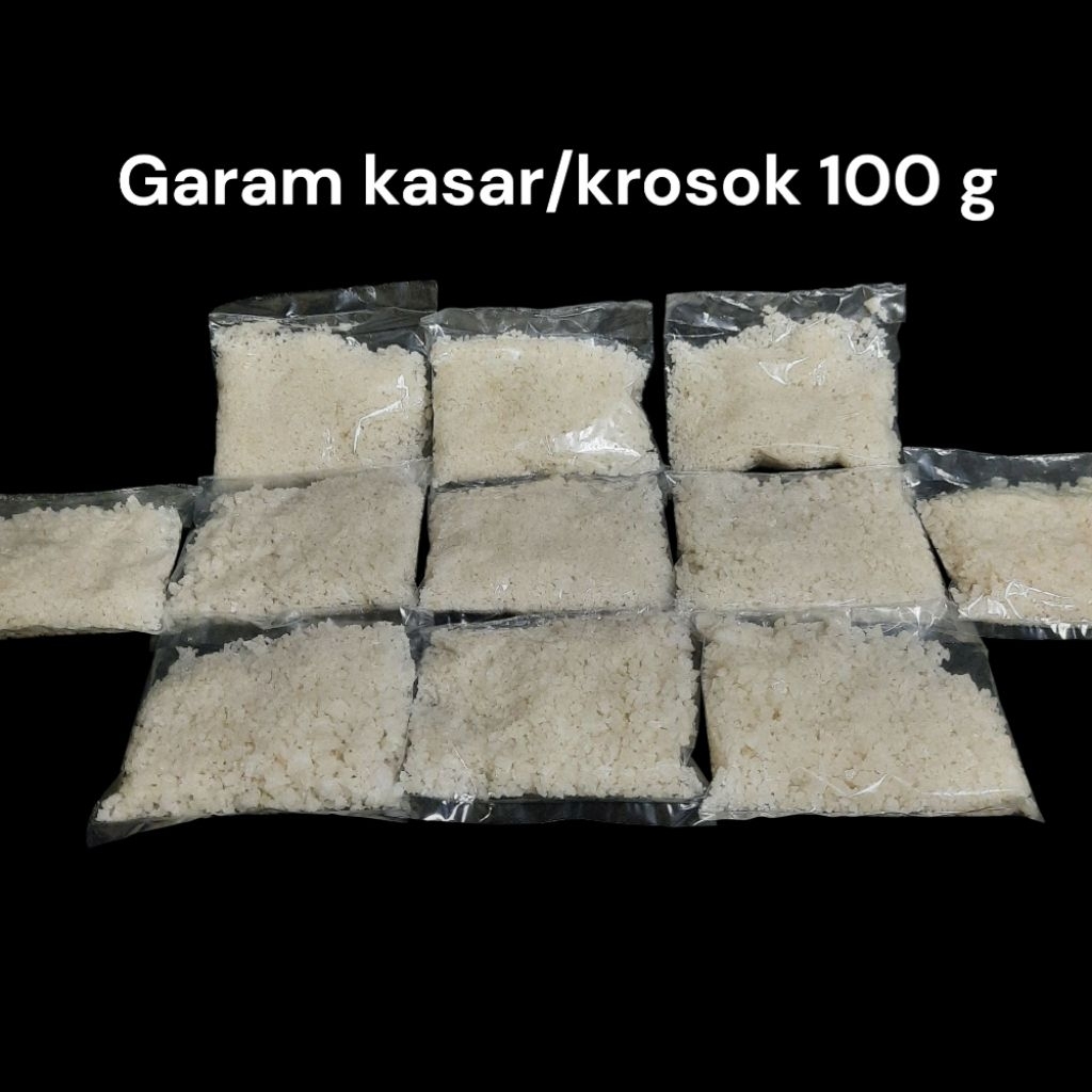 

Garam Kasar /krosok 100g terlarisss