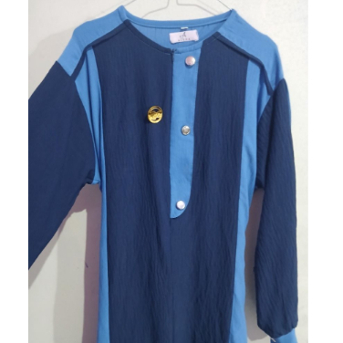 Gamis Abaya Aisha Warna Denim Wanita Big Size Jumbo XL XLL – Preloved Bekas