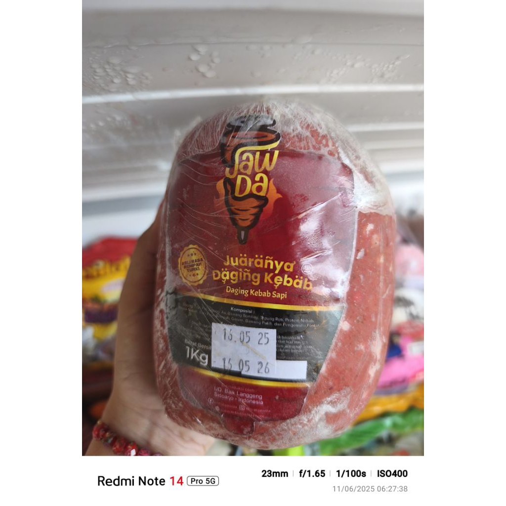

Daging Kebab 1kg