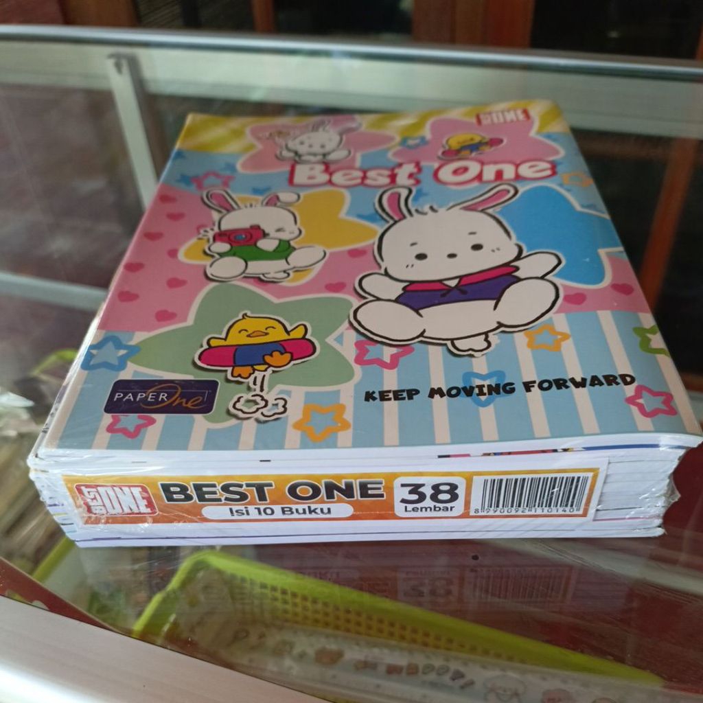 

BUKU BEST ONE ISI 38 LEMBAR 1 PACK ISI 10 BUKU | BUKU TULIS BERGARIS UKURAN KWARTO