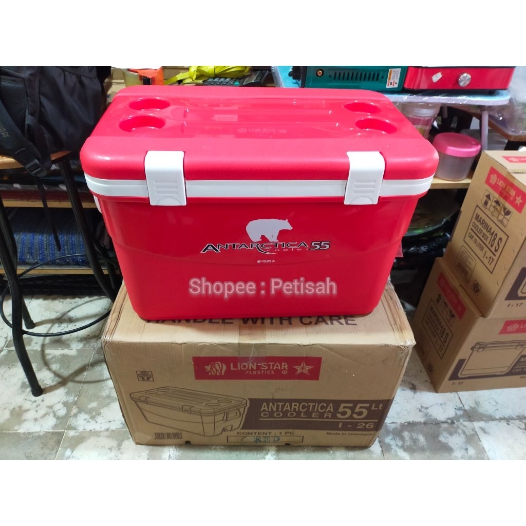 Cooler Box Lion Star Antartica 55 Liter / Marina Cooler Lion Star / Kotak Es Batu / Cooler Box Lion 